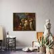 Antique Italian painting from the 18th century, Bathsheba bathing