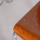 Set of four bauhaus beech chairs, restored, germany, 1930s
