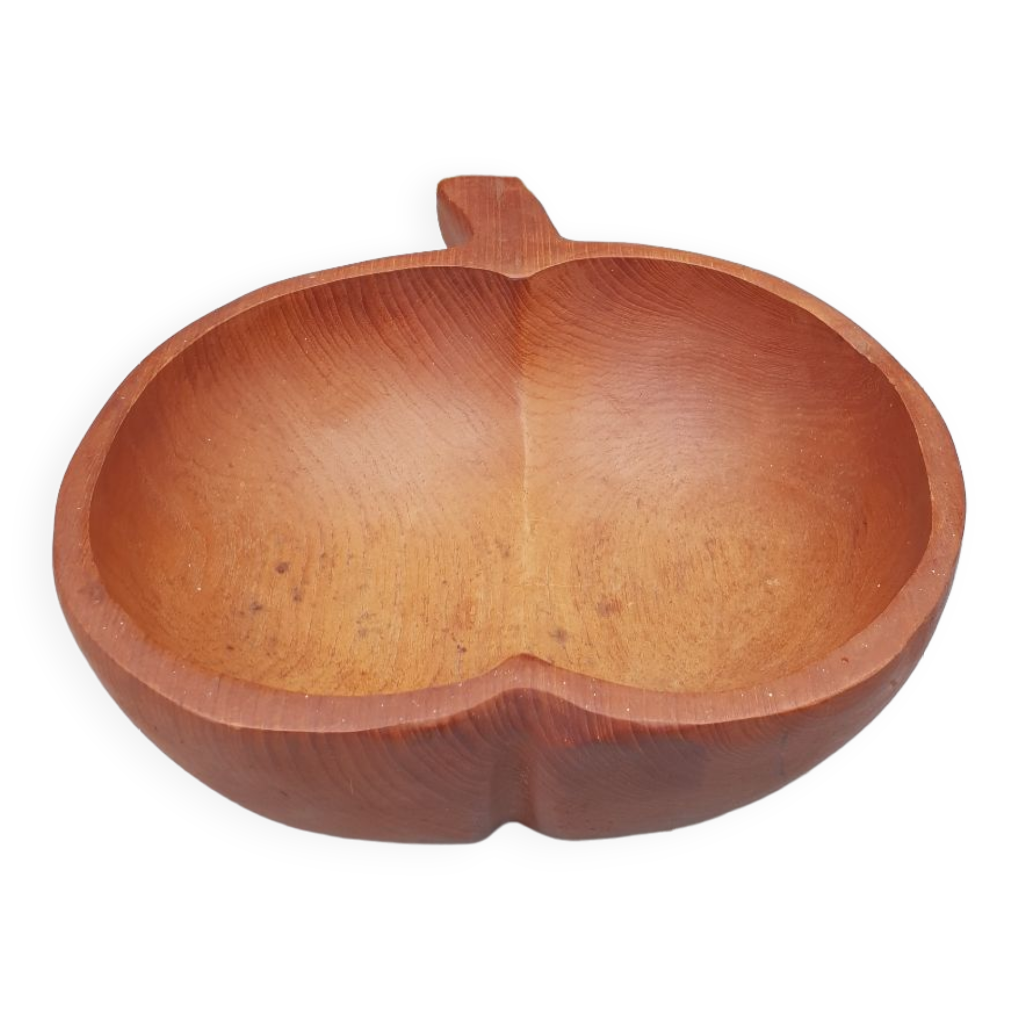 Vintage teak fruit cup