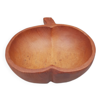 Vintage teak fruit cup