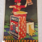Advertising poster, MILLIAT FRERES, vintage.