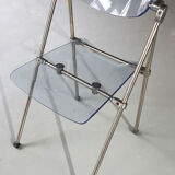 Modern folding chair in plexiglass Giancarlo Piretti - EDA Concept
