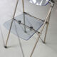 Modern folding chair in plexiglass Giancarlo Piretti - EDA Concept
