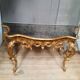 Console dorée style Louis XV