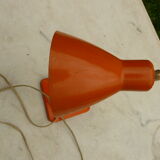 Orange articulated lamp aluminor