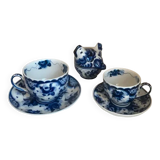 Set of cups and sugar bowl