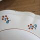 9 old flat plates Digoin Sarreguemines