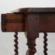French Barley Twist Walnut Side Table with Drawer, circa 1880