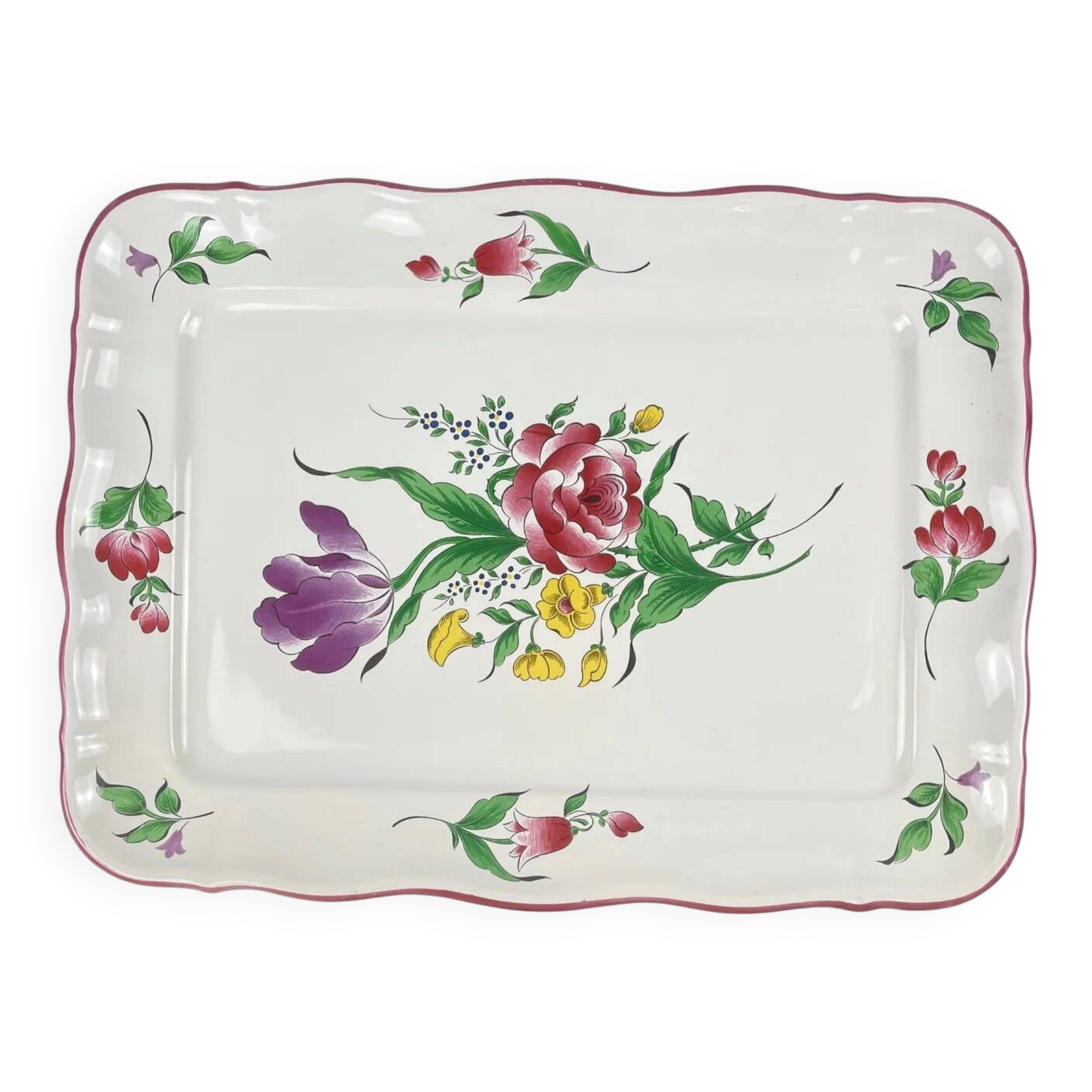 Rectangular plate model street lamp by KG Lunéville