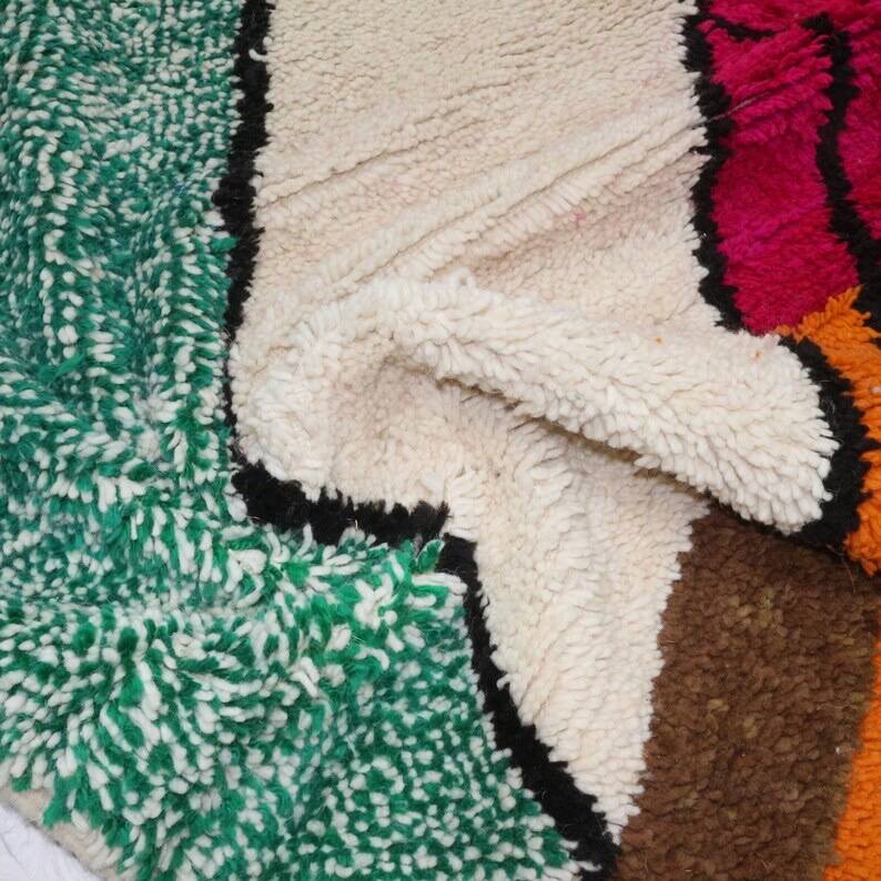 Handmade Berber rug, size 100 x 200 cm