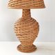 Vintage rattan lamp 1950