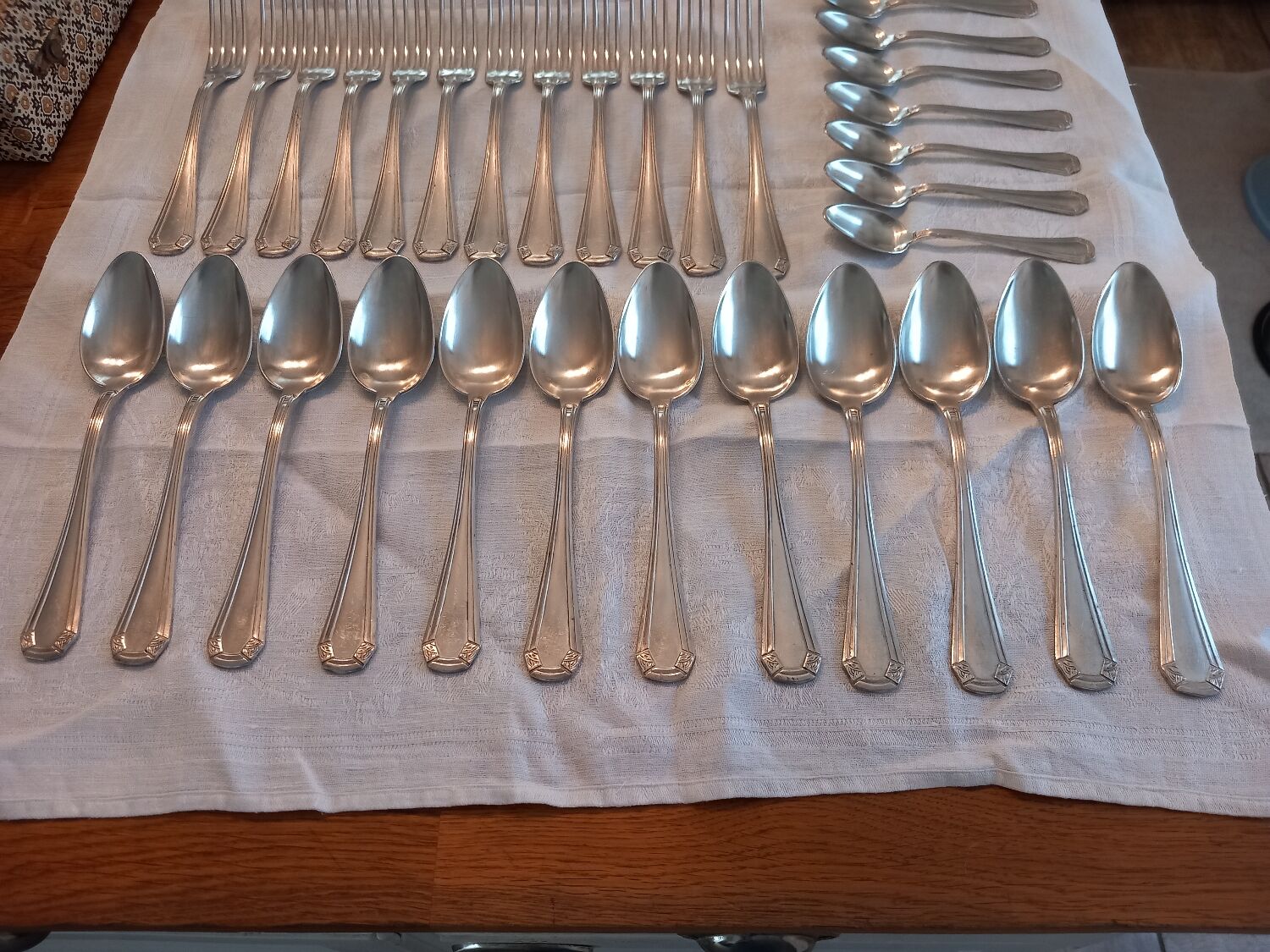 Ménagère art deco.37 pièces