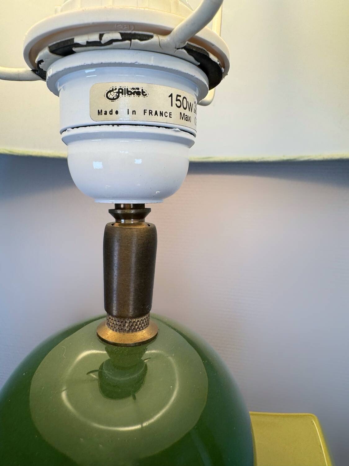 Large ceramic lamp from Albret from the 90s