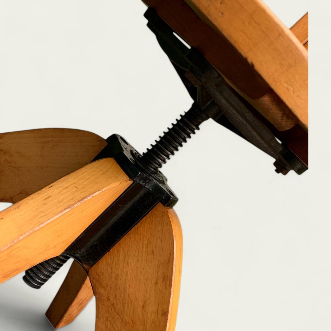 Pair of Baumann rotating screw chairs 1960