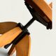 Pair of Baumann rotating screw chairs 1960