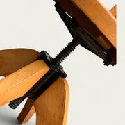 Pair of Baumann rotating screw chairs 1960