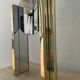 Hollywood Regency clock by Nufa Holland in brass 70s-80s