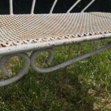 Banc en fer forgé