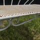 Banc en fer forgé