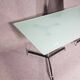 Table tripode italienne / plateau en verre mat / Gabriel Teixidós