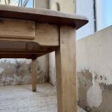 Solid oak farmhouse table 180 cm
