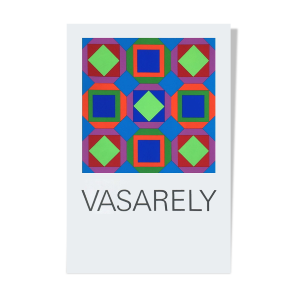 Victor vasarely sérigraphie art basel 82 (avl) — Beyit