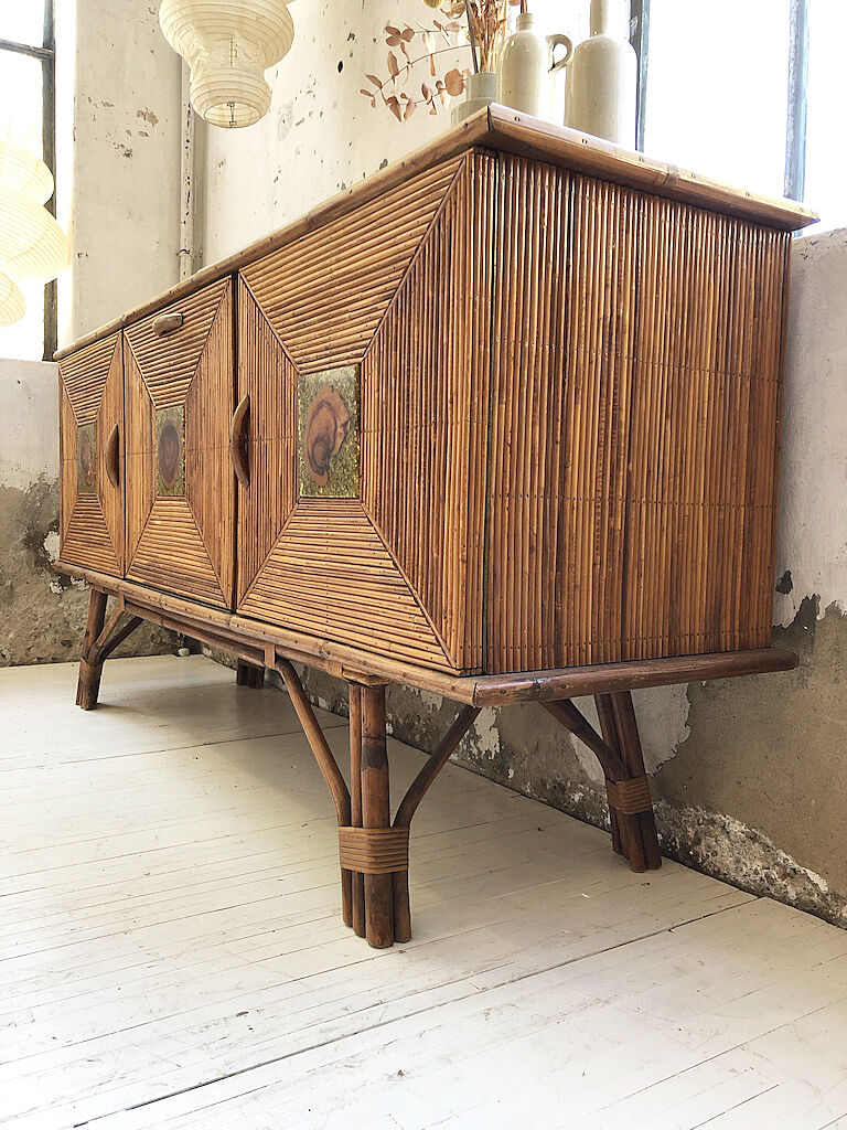Tropicalist rattan sideboard 60