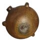 Old stoneware flask known as a toad from the 19th century.