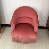 Toad armchair in Pink Velvet