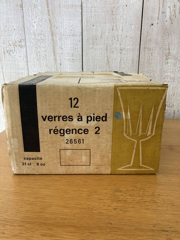 12 verres cristal Arques