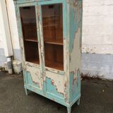 Old showcase beautiful patina