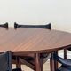 Extendable dining room table and chairs (by Kristian Solmer Vedel)