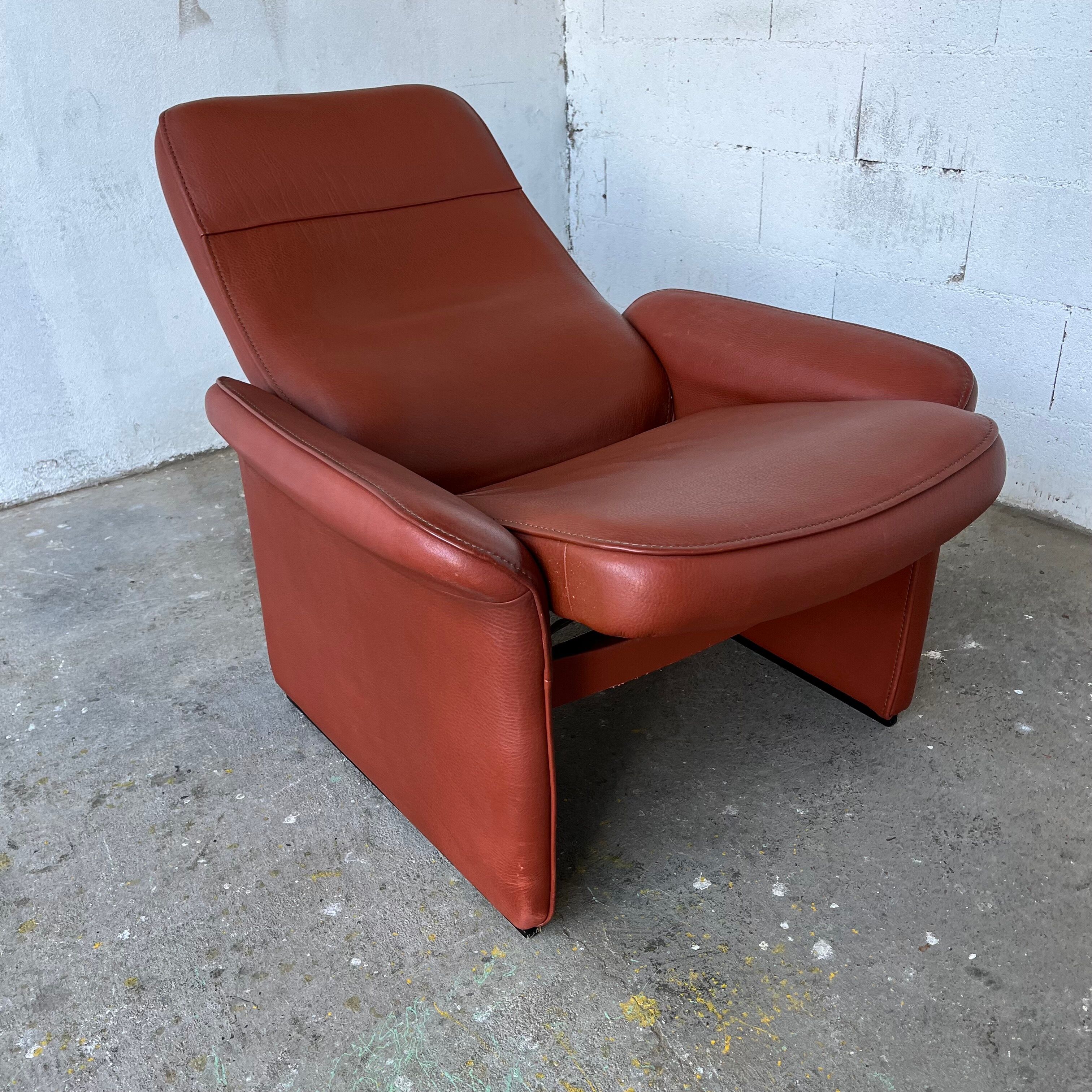 Fauteuil De Sede, DS 50, cuir cognac