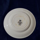 Longwy model Veronique diam 22 cm earthenware plate
