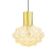 Large Mid-Century Amber Bubble Glass Ceiling Light by Helena Tynell for Limburg, Germany, 1960s