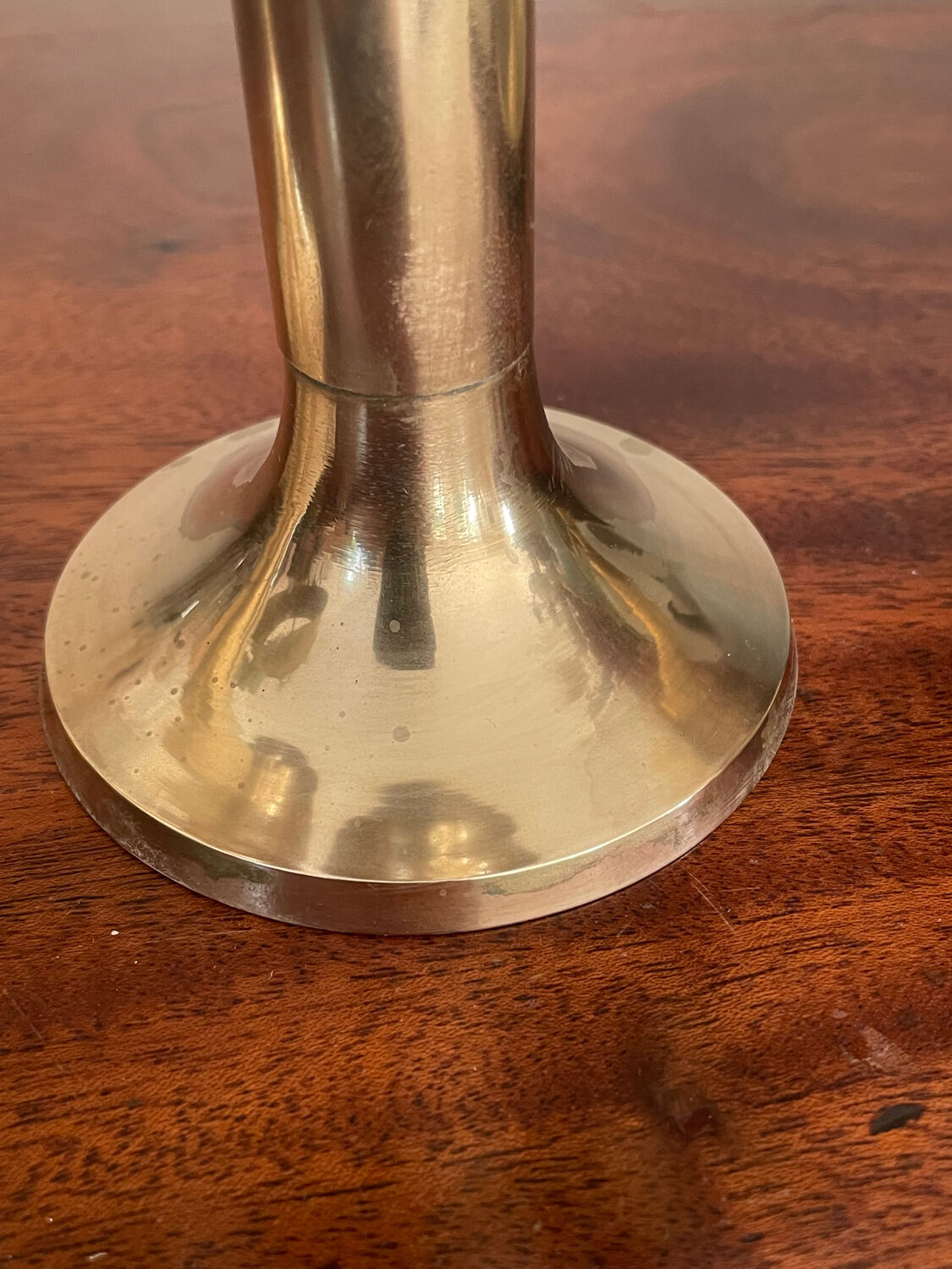 Pair of vintage brass candlesticks