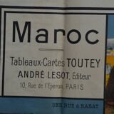 Toutey, Morocco map table