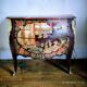 Commode en laque de chine de style louis xv