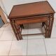 3 30s mahogany pull-out tables in their juice