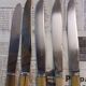 5 mismatched antique knives