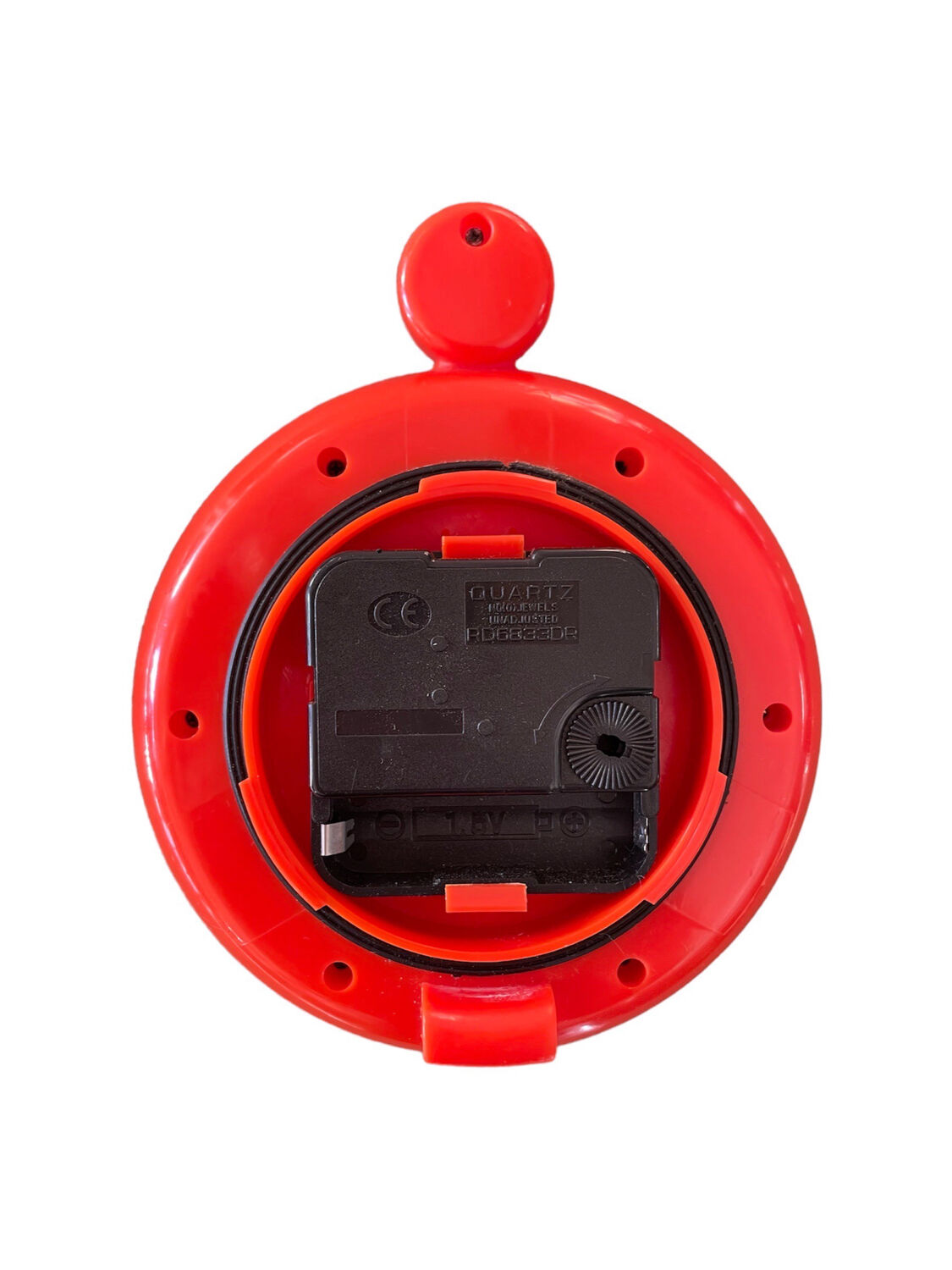 Orange wall clock IKEA vintage 90s