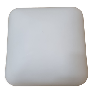 plafonnier opaline blanche