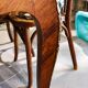 Louis XV flat desk marquetry and leather