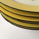 set of 6 porcelain plates "Chapeau and garlands flowers"