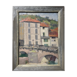 Oil on cardboard attr. to André-René Albarede