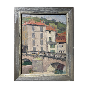 Oil on cardboard attr. to André-René Albarede