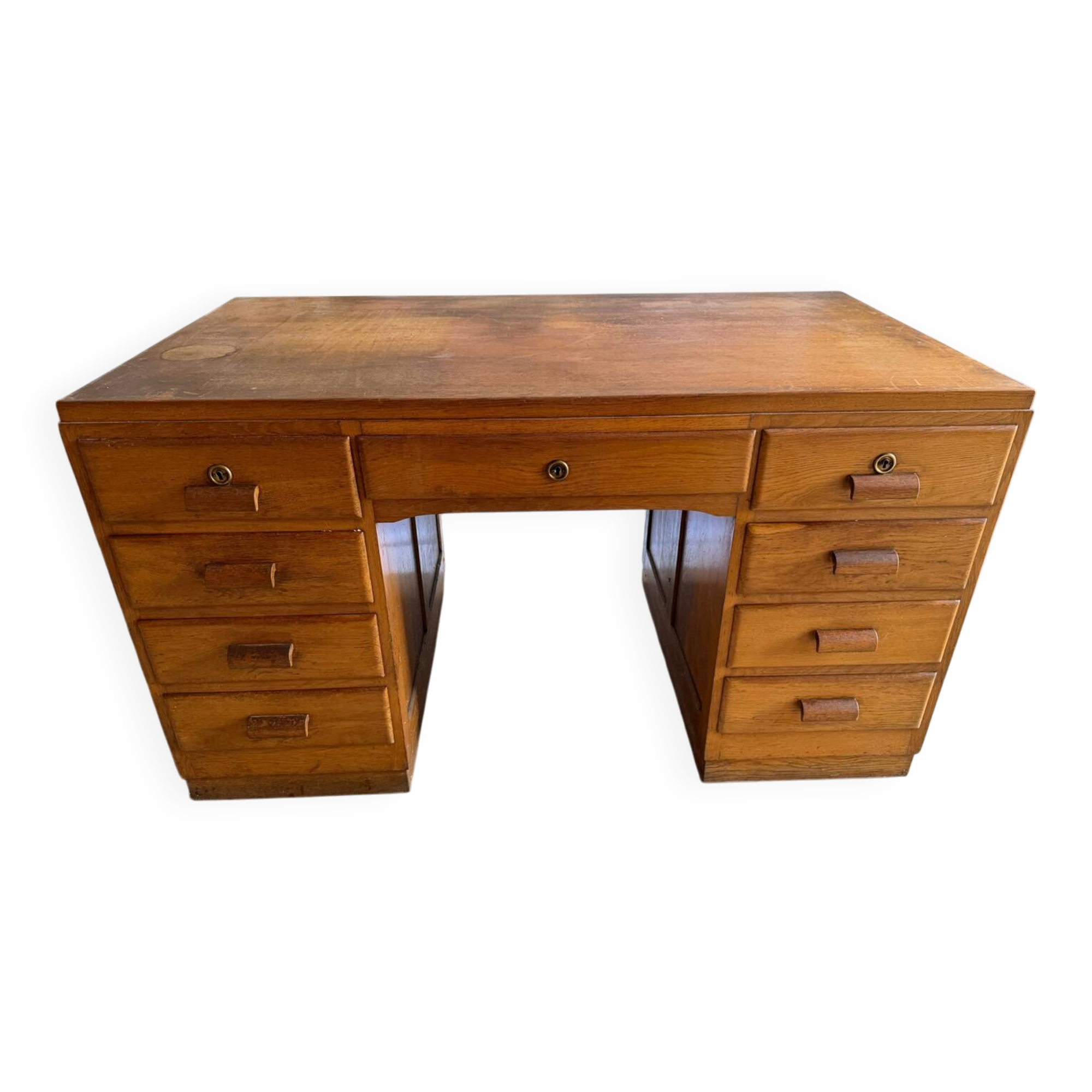 Vintage schoolmaster's desk