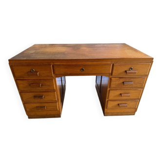 Vintage schoolmaster's desk