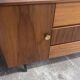 Commode vintage en noyer DDR, années 1960