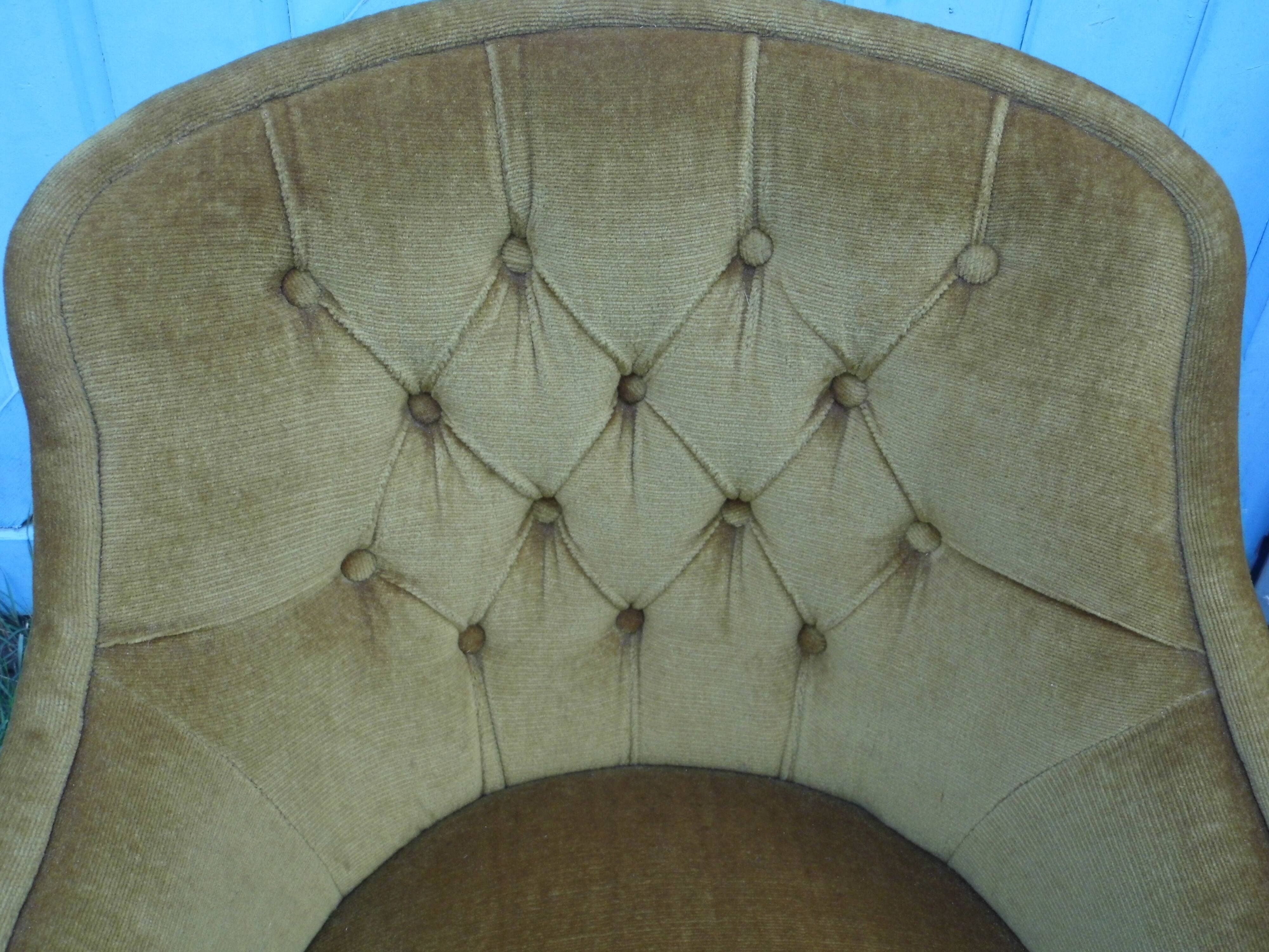 Pair of armchairs toad padded